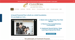 Desktop Screenshot of clockworkfinancial.com
